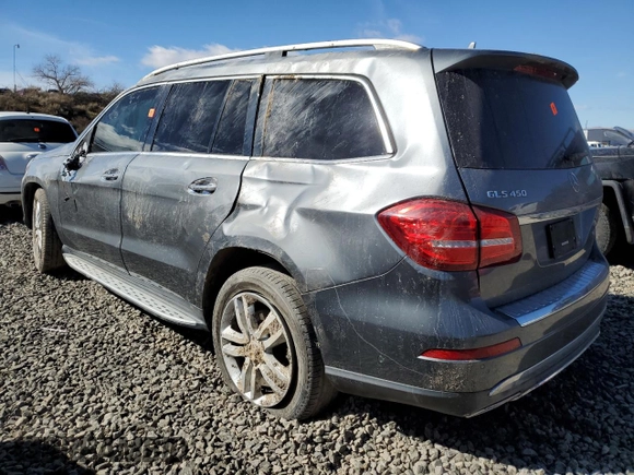 2017 Mercedes-Benz GLS 450 with VIN 4JGDF6EE3HA943086, listed as a Copart auction lot 46315454 with 74,760 mi miles and . Bid and sale history available at DreamBid. Image 2.
