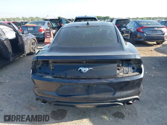 2021 Ford Mustang EcoBoost with VIN 1FA6P8TH0M5107683, listed as a IAAI auction lot 42084509 with 63,015 mi miles and . Bid and sale history available at DreamBid. Image 16.