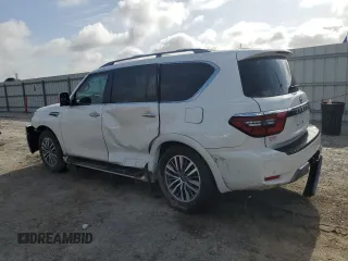 2023 Nissan Armada SL z VIN JN8AY2BDXP9690679, wystawiony jako Copart lot #59863145 z przebiegiem 20 386 mil mil oraz Szkoda całkowita • Salvage title. Historia ofert i sprzedaży dostępna na DreamBid. Obrazek 2.