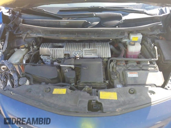 2013 Toyota Prius Two with VIN JTDZN3EU7D3240981, listed as a IAAI auction lot 42573319 with 250,362 mi miles and . Bid and sale history available at DreamBid. Image 10.