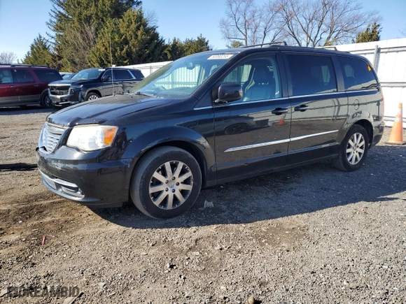 2014 Chrysler Town & Country Touring with VIN 2C4RC1BG3ER375604, listed as a Copart auction lot 50080255 with 146,970 mi miles and Salvage Title. Bid and sale history available at carsss.com. Image 1.