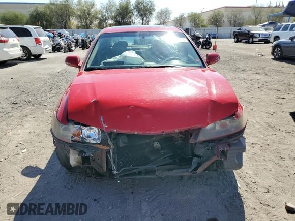 2005 Acura TSX with VIN JH4CL96895C032648, listed as a Copart auction lot 74750104 with 214,905 mi miles and Salvage title. Bid and sale history available at DreamBid. Image 5.