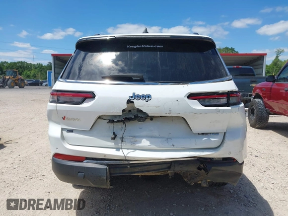 2021 Jeep Grand Cherokee Limited z VIN 1C4RJJBG1M8136228, wystawiony jako IAAI lot #42022735 z przebiegiem 82 017 mil mil oraz . Historia ofert i sprzedaży dostępna na DreamBid. Obrazek 16.