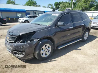 2017 Chevrolet Traverse LS with VIN 1GNKRFKD7HJ149777, listed as a Copart auction lot 56636575 with 122,963 mi miles and Salvage title. Bid and sale history available at DreamBid. Image 1.