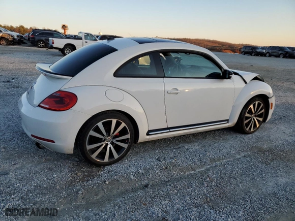 2012 Volkswagen Beetle 2.0T Turbo w/Sun/Sound with VIN 3VWV67AT4CM645268, listed as a Copart auction lot 88001065 with 0 mi miles and Salvage Title. Bid and sale history available at carsss.com. Image 3.