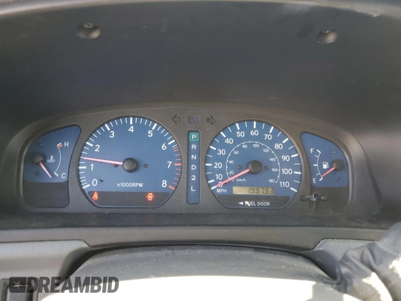 2003 Toyota Sienna LE with VIN 4T3ZF13CX3U548606, listed as a Copart auction lot 76382844 with 199,793 mi miles and Salvage Title. Bid and sale history available at carsss.com. Image 9.