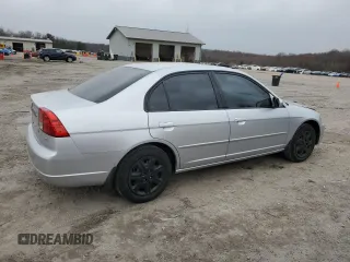 2003 Honda Civic EX with VIN 2HGES25713H550231, listed as a Copart auction lot 46478485 with 210,039 mi miles and Salvage Title. Bid and sale history available at DreamBid. Image 3.