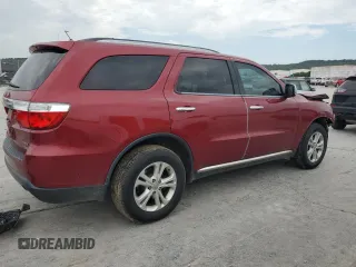 2013 Dodge Durango Crew with VIN 1C4RDHDG1DC584253, listed as a Copart auction lot 59395725 with 152,595 mi miles and Salvage title. Bid and sale history available at DreamBid. Image 3.