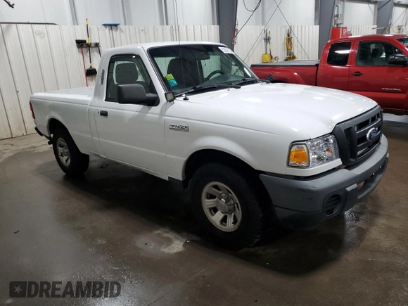 2011 Ford Ranger XL with VIN 1FTKR1AD4BPA35303, listed as a Copart auction lot 53551725 with 198,486 mi miles and Salvage Title. Bid and sale history available at carsss.com. Image 4.
