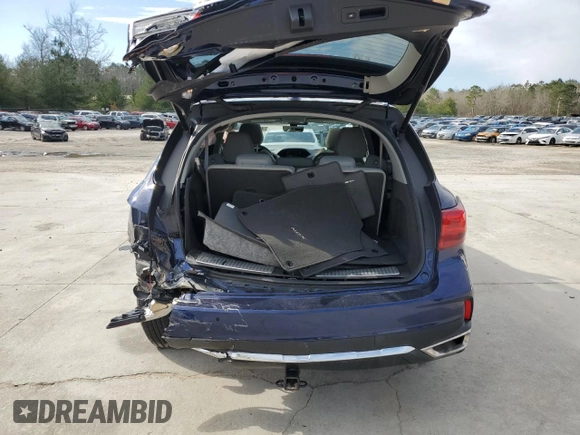 2018 Acura MDX w/Technology Pkg with VIN 5J8YD4H53JL024292, listed as a Copart auction lot 46288175 with 106,401 mi miles and Salvage Title. Bid and sale history available at carsss.com. Image 6.
