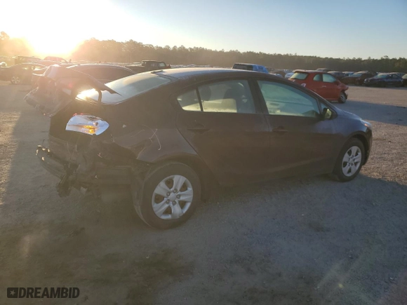 2017 Kia Forte LX with VIN 3KPFK4A77HE038674, listed as a Copart auction lot 89101885 with 48,670 mi miles and Salvage Title. Bid and sale history available at carsss.com. Image 3.