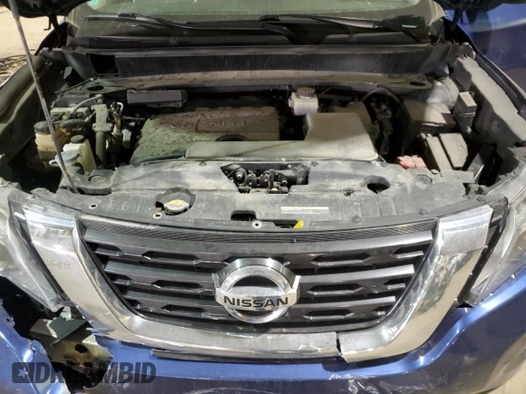 2018 Nissan Pathfinder S with VIN 5N1DR2MM6JC640323, listed as a Copart auction lot 48325605 with 110,515 mi miles and Clean Title. Bid and sale history available at DreamBid. Image 12.