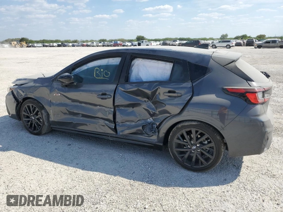2024 Subaru Impreza RS with VIN JF1GUHHC6R8346395, listed as a Copart auction lot 74569334 with 7,253 mi miles and Salvage Title. Bid and sale history available at carsss.com. Image 2.