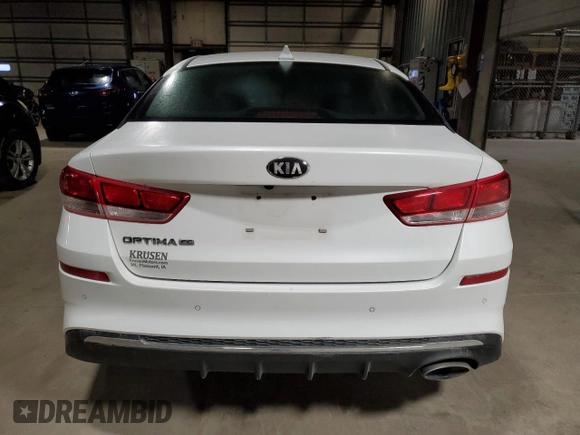 2019 Kia Optima LX with VIN 5XXGT4L33KG324791, listed as a Copart auction lot 86151584 with 115,990 mi miles and Salvage Title. Bid and sale history available at carsss.com. Image 6.