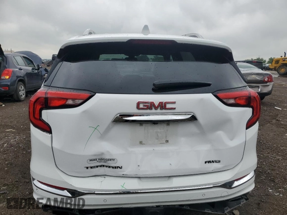 2019 GMC Terrain Denali with VIN 3GKALXEX8KL133934, listed as a Copart auction lot 58177705 with 48,105 mi miles and Salvage title. Bid and sale history available at DreamBid. Image 6.