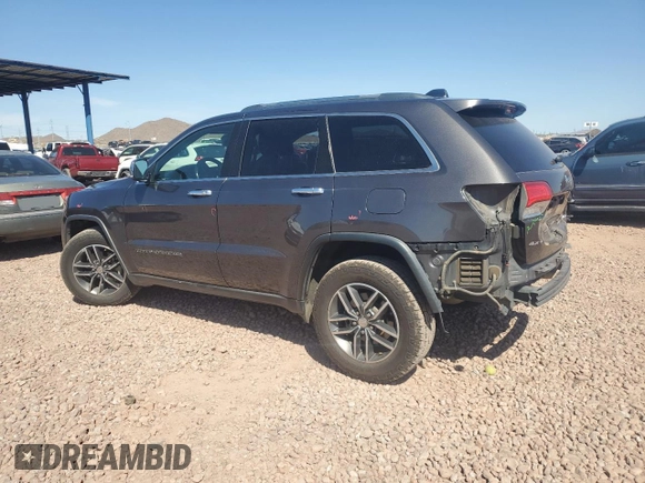 2017 Jeep Grand Cherokee Limited z VIN 1C4RJFBG4HC931547, wystawiony jako Copart lot #49846825 z przebiegiem 160 588 mil mil oraz Szkoda całkowita • Salvage title. Historia ofert i sprzedaży dostępna na DreamBid. Obrazek 2.