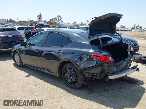 2025 Toyota Camry LE with VIN 4T1DAACK5SU008796, listed as a IAAI auction lot 41978714 with 20,225 mi miles and . Bid and sale history available at DreamBid. Image 3.