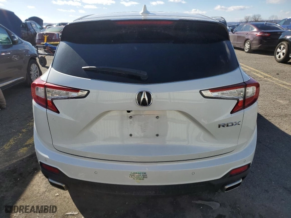 2023 Acura RDX w/Technology Package with VIN 5J8TC1H55PL006140, listed as a Copart auction lot 45442795 with 16,211 mi miles and Salvage Title. Bid and sale history available at carsss.com. Image 6.