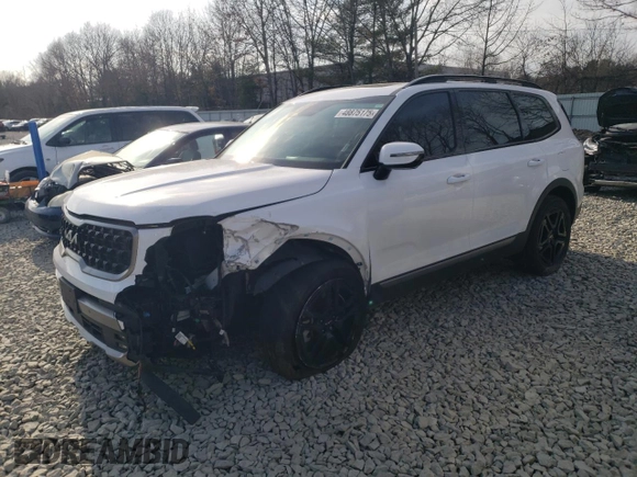 2023 Kia Telluride SX Prestige X-Pro z VIN 5XYP5DGC9PG333549, wystawiony jako Copart lot #48875175 z przebiegiem 40 367 mil mil oraz Szkoda całkowita • Salvage title. Historia ofert i sprzedaży dostępna na DreamBid. Obrazek 1.
