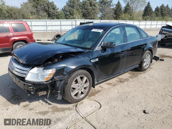 2008 Ford Taurus SEL with VIN 1FAHP24W48G113208, listed as a Copart auction lot 75126874 with 124,751 mi miles and Salvage Title. Bid and sale history available at carsss.com. Image 1.
