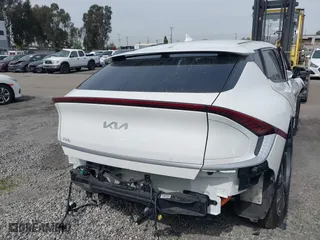 2023 Kia EV6 Light with VIN KNDC34LB1P5608728, listed as a IAAI auction lot 41318011 with 26,867 mi miles. Bid and sale history available at carsss.com. Image 17.