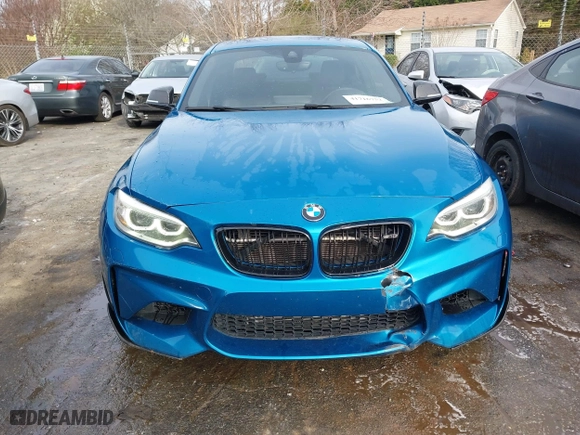 2017 BMW M2 with VIN WBS1H9C57HV886785, listed as a IAAI auction lot 41716752 with 63,388 mi miles. Bid and sale history available at carsss.com. Image 12.
