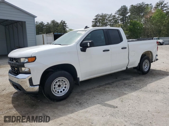 2020 Chevrolet Silverado 1500 Work Truck with VIN 1GCRWAEH8LZ334609, listed as a Copart auction lot 55708055 with 66,399 mi miles and Clean Title. Bid and sale history available at DreamBid. Image 1.