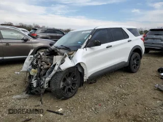 2020 Ford Explorer with VIN 1FMSK7BH9LGD16275, listed as a Copart auction lot 49997575 with 0 mi miles and Salvage Title. Bid and sale history available at carsss.com. Image 1.