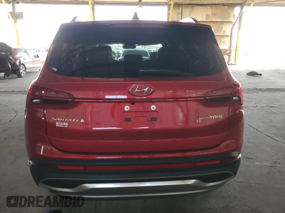 2023 Hyundai Santa Fe Hybrid SEL Premium with VIN 5NMS3DA19PH007120, listed as a Copart auction lot 78940154 with 17,673 mi miles and Salvage Title. Bid and sale history available at carsss.com. Image 6.