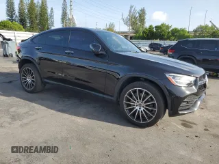 2021 Mercedes-Benz GLC 300 with VIN W1N0J8EB6MF990993, listed as a Copart auction lot 63092535 with 65,922 mi miles and Salvage title. Bid and sale history available at DreamBid. Image 4.