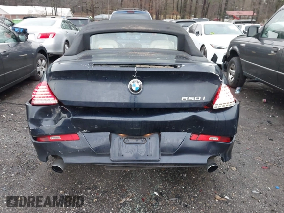 2008 BMW 6 Series 650i with VIN WBAEB53598CX63873, listed as a IAAI auction lot 41247667 with 283,230 mi miles. Bid and sale history available at carsss.com. Image 16.
