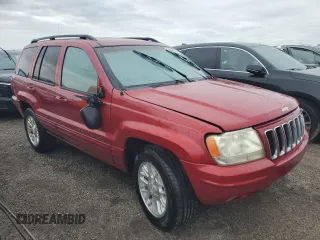 2002 Jeep Grand Cherokee Limited with VIN 1J4GX58S12C166326, listed as a Copart auction lot 76040724 with Not Provided miles and Salvage Title. Bid and sale history available at DreamBid. Image 4.