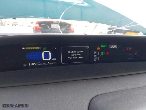 2017 Toyota Prius Prime Plus with VIN JTDKARFP9H3065163, listed as a IAAI auction lot 41884809 with 81,859 mi miles. Bid and sale history available at carsss.com. Image 7.
