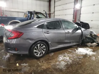 2018 Honda Civic Sedan EX with VIN 2HGFC2F74JH593829, listed as a Copart auction lot 44894305 with 79,711 mi miles and Salvage Title. Bid and sale history available at carsss.com. Image 3.