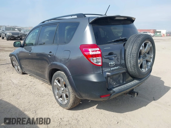 2010 Toyota RAV4 Sport with VIN 2T3WK4DV8AW006823, listed as a IAAI auction lot 41565615 with 187,540 mi miles. Bid and sale history available at carsss.com. Image 3.