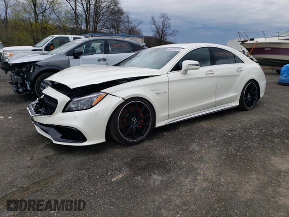 2015 Mercedes-Benz CLS-Class CLS 63 AMG S-Model with VIN WDDLJ7GB9FA156024, listed as a Copart auction lot 50621274 with 94,479 mi miles. Bid and sale history available at carsss.com. Image 1.