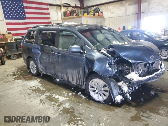 2015 Toyota Sienna Ltd with VIN 5TDDK3DC3FS105560, listed as a Copart auction lot 44848245 with 118,518 mi miles and Salvage Title. Bid and sale history available at carsss.com. Image 4.