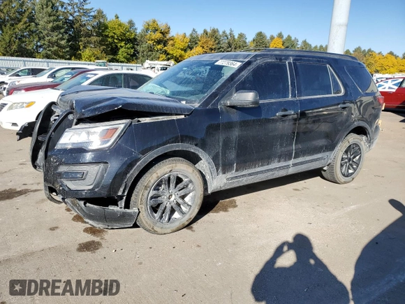 2017 Ford Explorer with VIN 1FM5K8B86HGD87332, listed as a Copart auction lot 77279364 with 107,107 mi miles and Salvage Title. Bid and sale history available at DreamBid. Image 1.