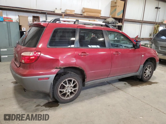 2005 Mitsubishi Outlander LS z VIN JA4LZ31F65U602175, wystawiony jako Copart lot #79650004 z przebiegiem 239 367 mil mil oraz Szkoda całkowita • Salvage title. Historia ofert i sprzedaży dostępna na DreamBid. Obrazek 3.