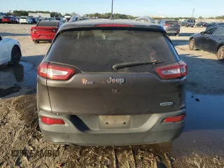 2017 Jeep Cherokee Latitude with VIN 1C4PJLCB8HW660774, listed as a Copart auction lot 41416015 with 112,360 mi miles and Salvage Title. Bid and sale history available at carsss.com. Image 6.