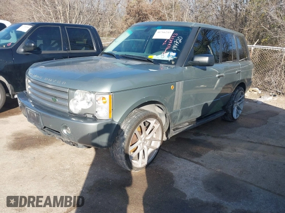 2005 Land Rover Range Rover with VIN SALMF11415A194720, listed as a IAAI auction lot 41766243 with 196,844 mi miles and . Bid and sale history available at DreamBid. Image 2.