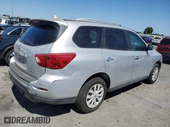 2019 Nissan Pathfinder S with VIN 5N1DR2MM8KC620592, listed as a Copart auction lot 63544115 with 165,211 mi miles and Clean title. Bid and sale history available at DreamBid. Image 3.