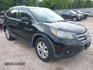 2012 Honda CR-V EX-L z VIN JHLRM4H79CC001836, wystawiony jako IAAI lot #42784475 z przebiegiem 124 540 mil mil oraz . Historia ofert i sprzedaży dostępna na DreamBid. Obrazek 1.