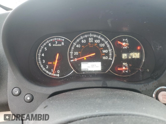 2014 Nissan Maxima SV with VIN 1N4AA5APXEC450308, listed as a Copart auction lot 61149775 with 135,968 mi miles and Salvage title. Bid and sale history available at DreamBid. Image 9.