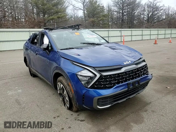 2023 Kia Sportage X-Line with VIN 5XYK6CAF4PG004732, listed as a Copart auction lot 47079635 with 31,841 mi miles and Salvage Title. Bid and sale history available at DreamBid. Image 11.