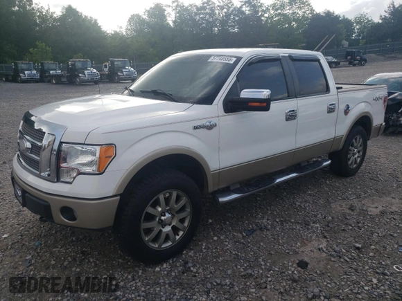2009 Ford F-150 XL with VIN 1FTPW14V49KB51448, listed as a Copart auction lot 57748555 with 187,260 mi miles and Clean title. Bid and sale history available at DreamBid. Image 1.