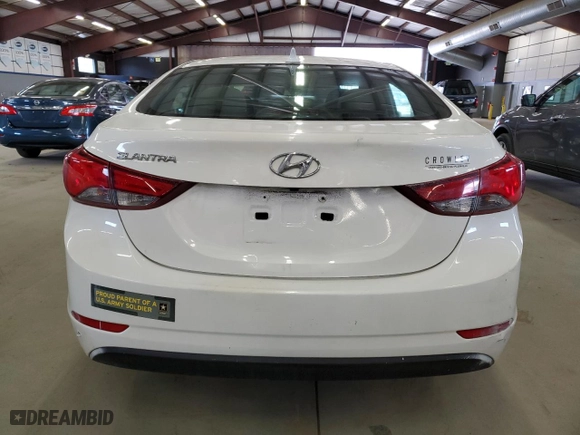 2014 Hyundai Elantra Limited with VIN 5NPDH4AE9EH487379, listed as a Copart auction lot 51732275 with 103,985 mi miles and Clean Title. Bid and sale history available at carsss.com. Image 6.