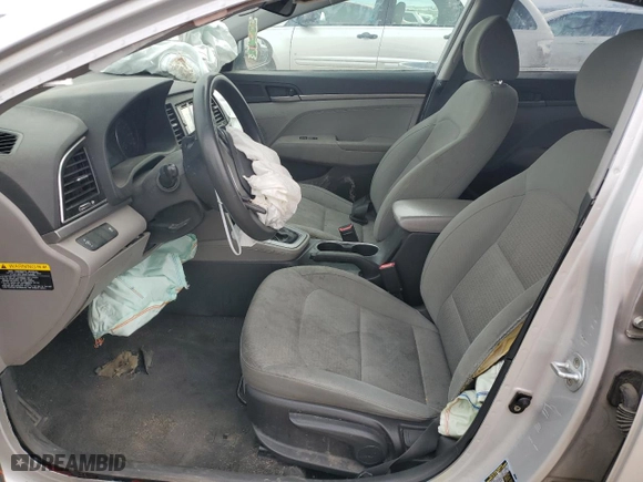2017 Hyundai Elantra SE with VIN KMHD74LF6HU092333, listed as a Copart auction lot 49990555 with 145,009 mi miles and Salvage Title. Bid and sale history available at carsss.com. Image 7.