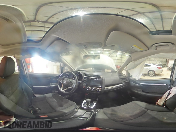 2017 Honda Fit EX with VIN JHMGK5H77HS003015, listed as a Copart auction lot 57205495 with 112,481 mi miles and Salvage title. Bid and sale history available at DreamBid. Image 14.