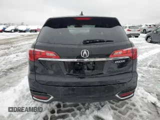 2017 Acura RDX with VIN 5J8TB3H39HL023215, listed as a Copart auction lot 41376155 with 49,459 mi miles and Salvage Title. Bid and sale history available at carsss.com. Image 6.